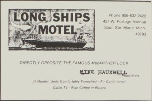 Long Ships Motel - 1988 Yearbook Ad